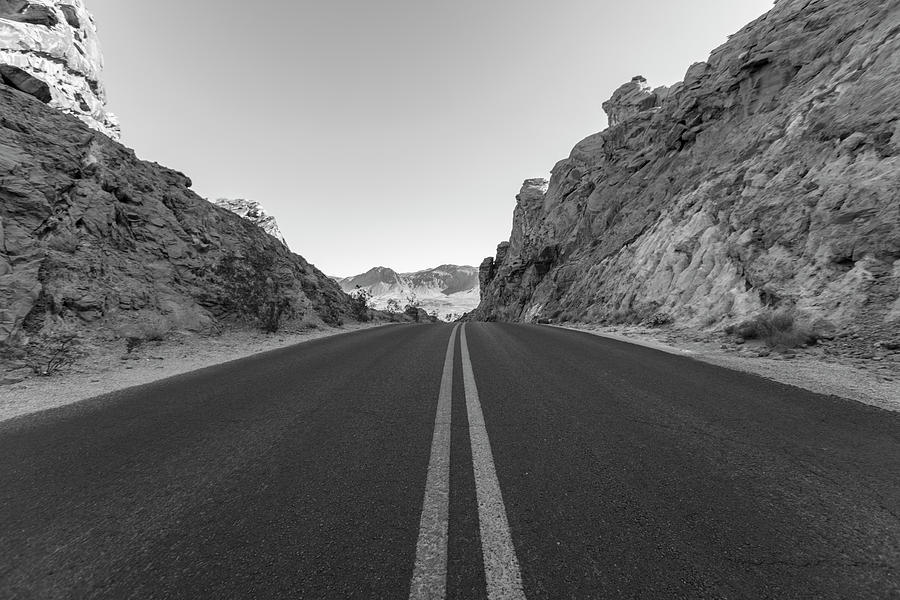 Road in Valley of Fire State Park  Photograph by John McGraw