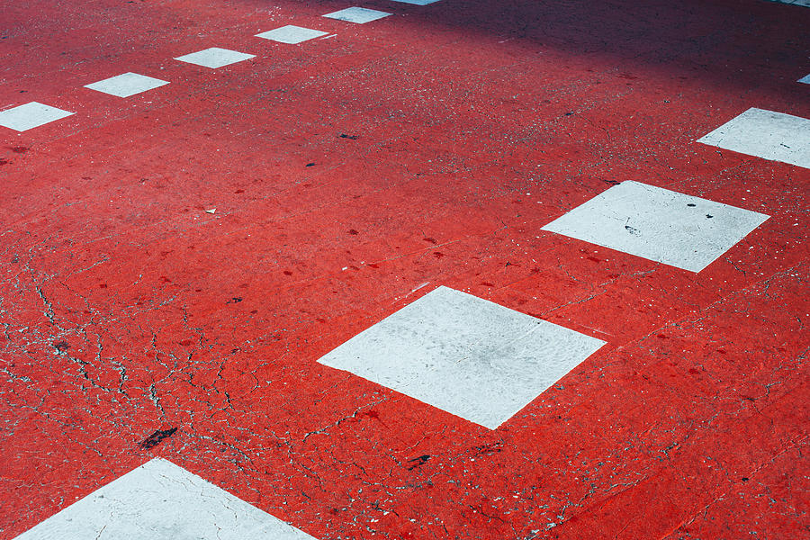Abstract Photograph - Road Markings by Pati Photography
