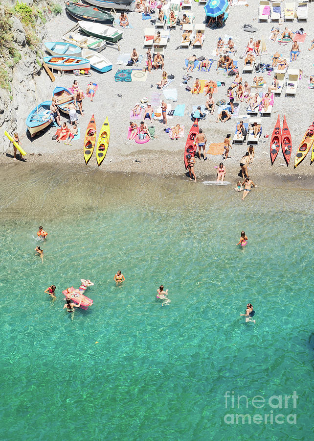 Beach  of Amalfi  Coast Photograph by Anastasy Yarmolovich
