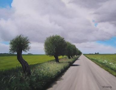 Summer Painting - Road by Peter Winberg Summer Painting - Road by Peter Winberg