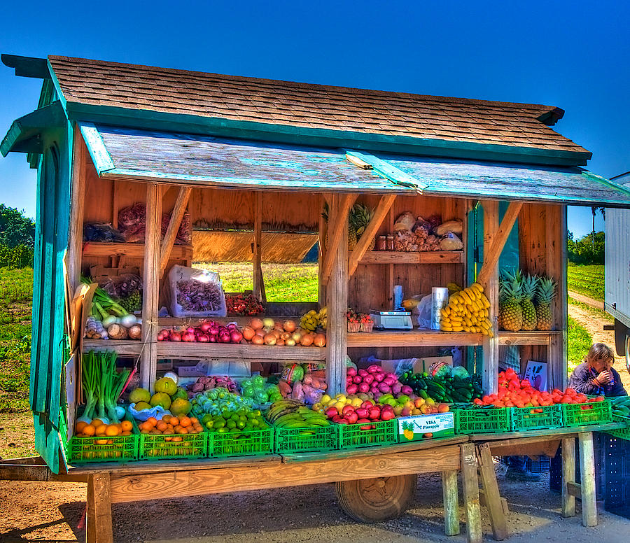 Road Side Fruit Stand Photograph by William Wetmore