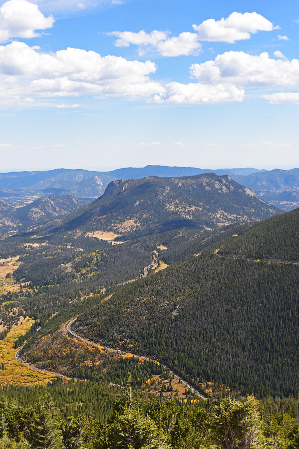 Road through the Colorado Rockies Photograph by Toby McGuire