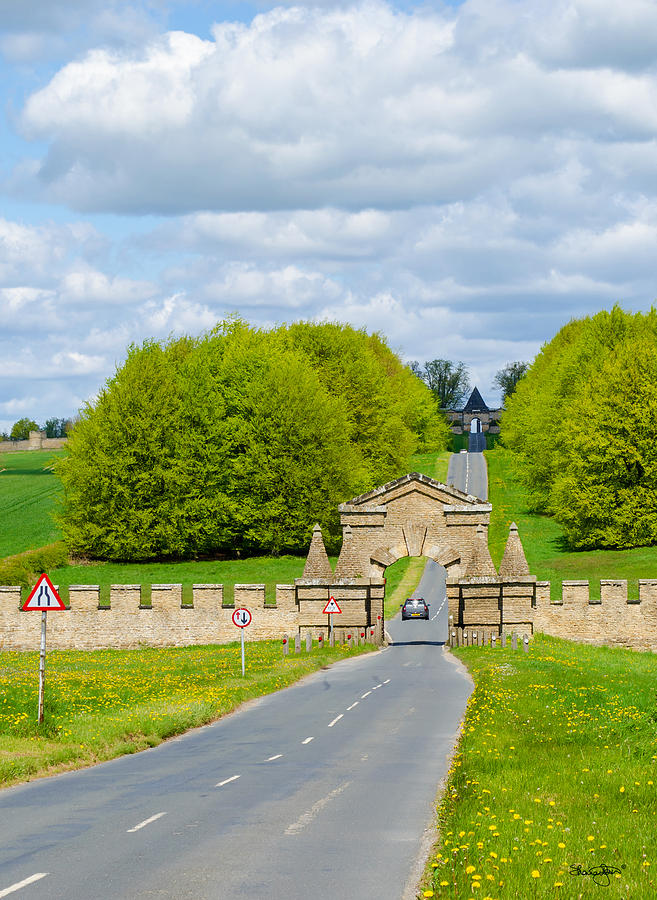 Road to Burghley House-Vertical Photograph by Shanna Hyatt