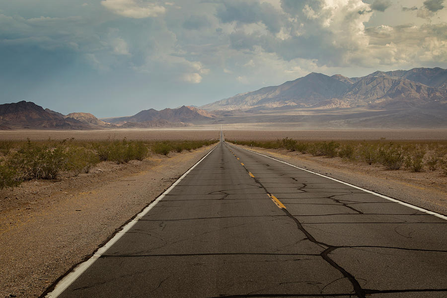 Road To Death Valley Photograph by Ricky Barnard