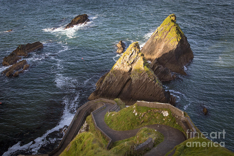 Road to Dunquin Harbor Photograph by Brian Jannsen