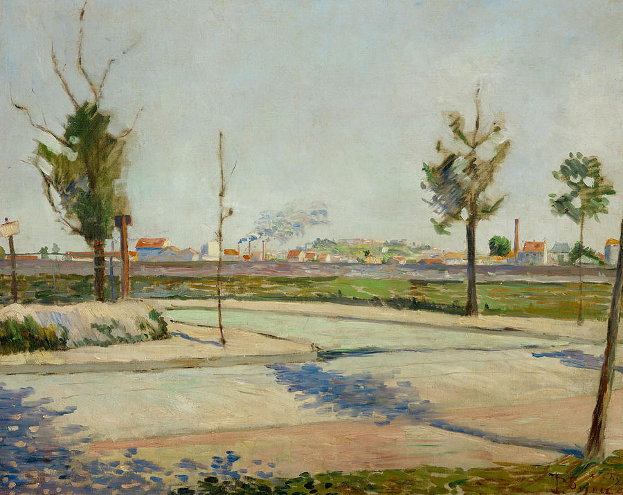 Road to Gennevilliers Painting by Paul Signac