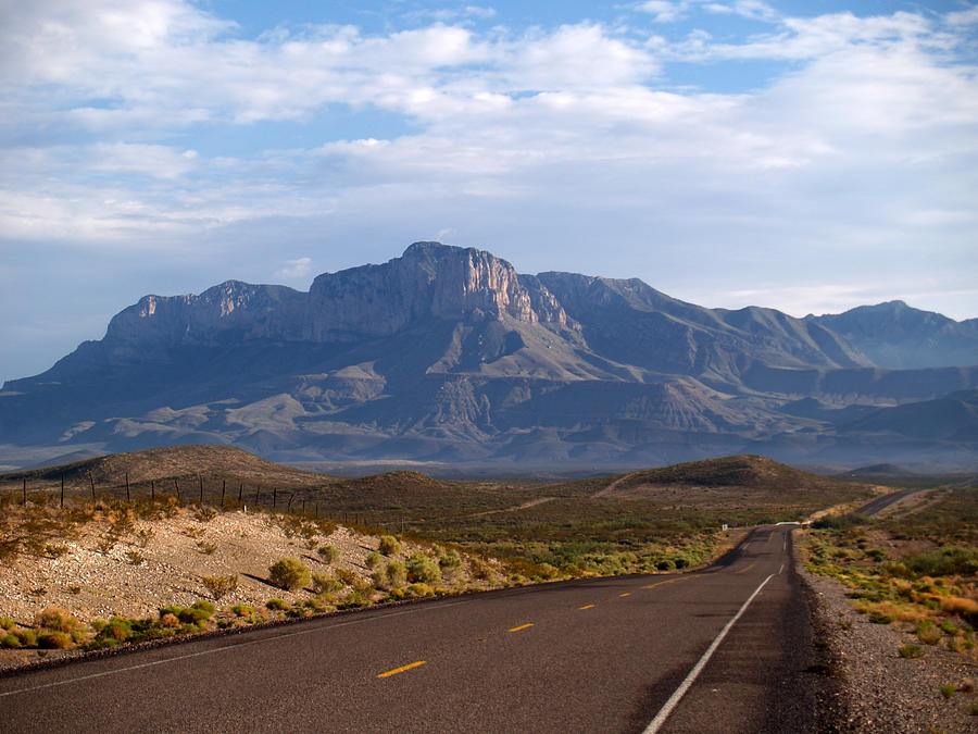 Road To Guadalupe Peak Photograph by Bill Hyde