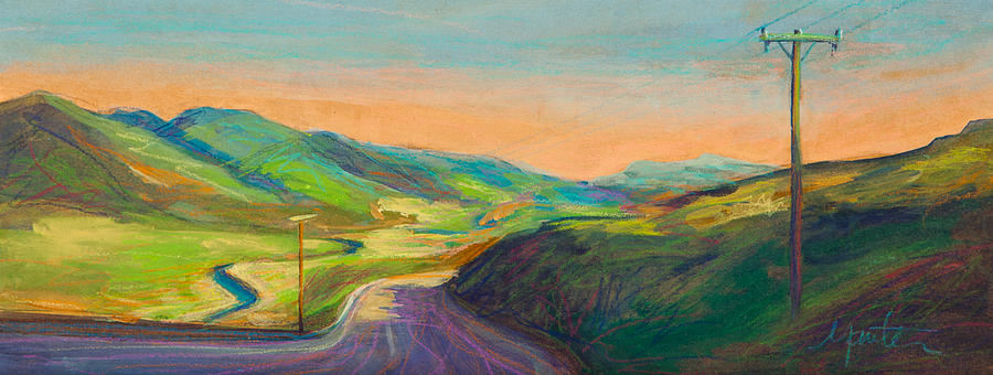 Road To Horse Tooth Painting by Athena Mantle