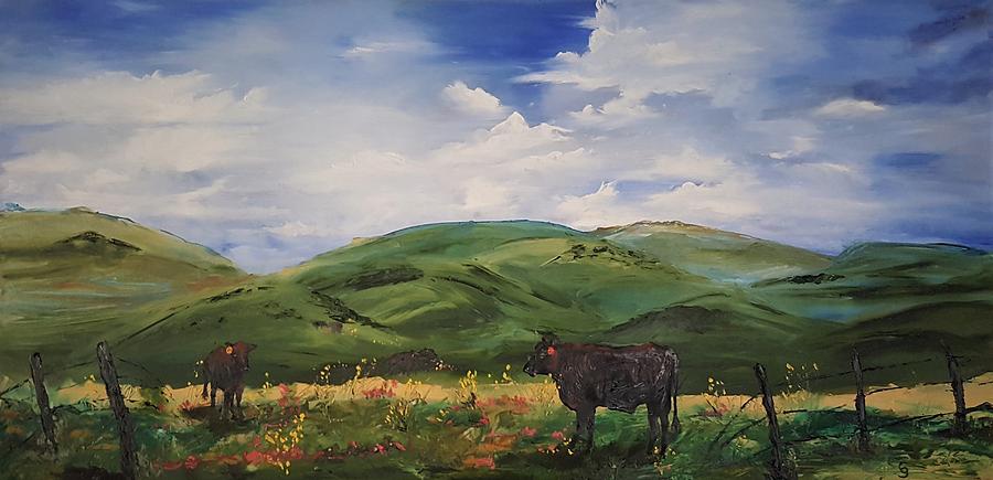 Road to Melrose, Montana         32 Painting by Cheryl Nancy Ann Gordon