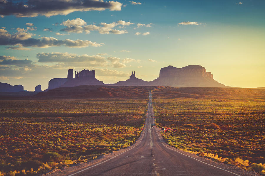 Road to Monument Valley Forest Gump Point Photograph by Teri Virbickis
