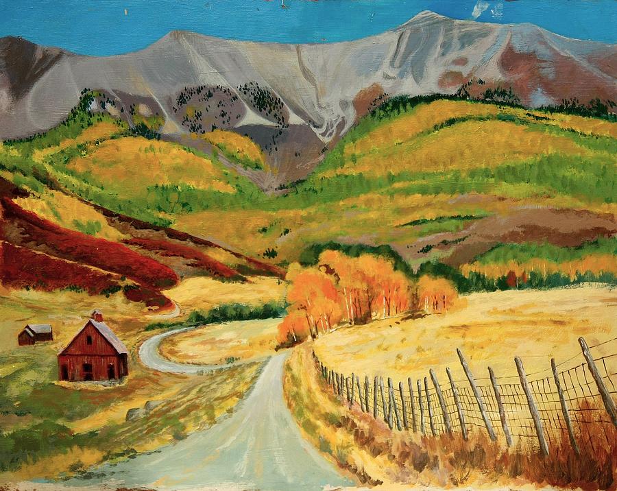 Road to Steamboat Springs Painting by Bill Rogers Pixels