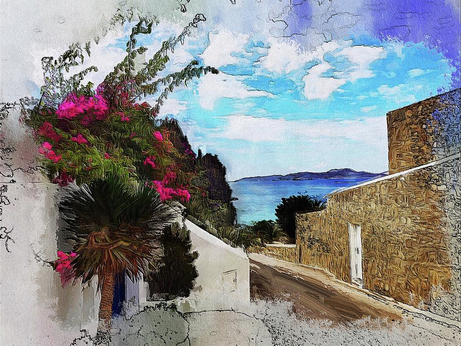 Road to the Beach Digital Art by Looking Glass Images