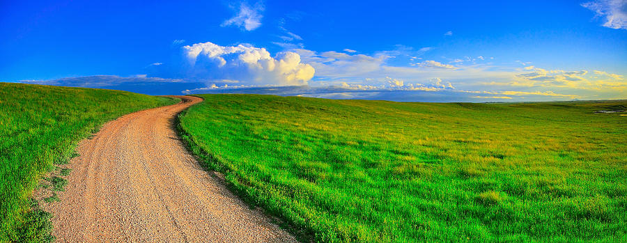 Summer Photograph - Road To The Clouds by Kadek Susanto