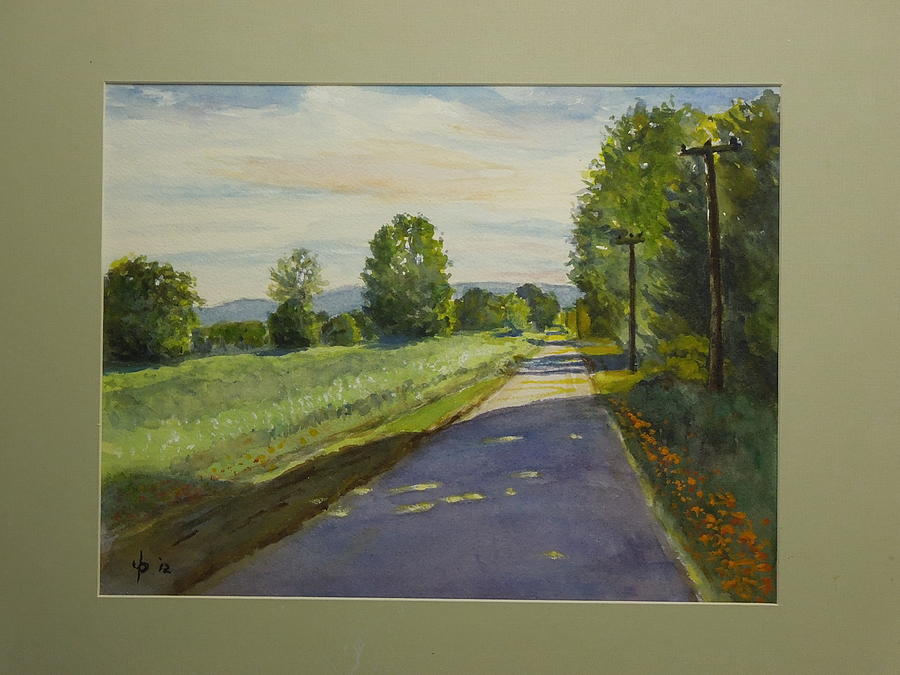 Road to the Farm...$115 Painting by John Pirnak