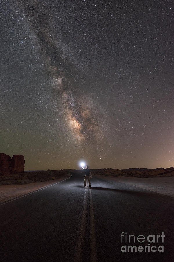 Las Vegas Photograph - Hitchhike To The Galaxy by Michael Ver Sprill