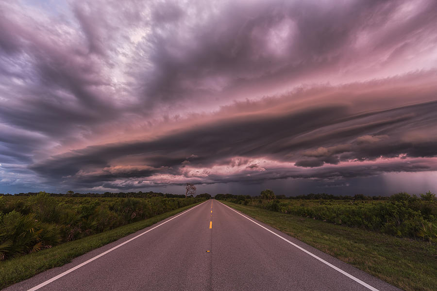 Road to the Storm Photograph by Justin Battles