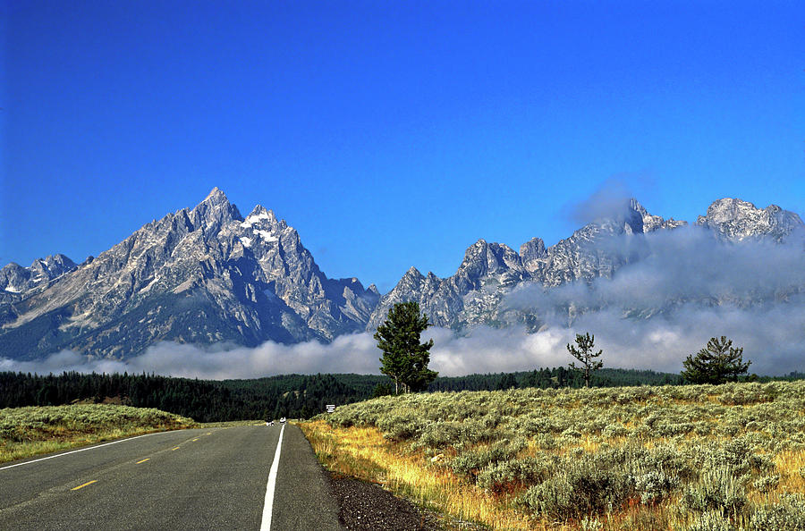 Road to the Tetons Photograph by Sally Weigand