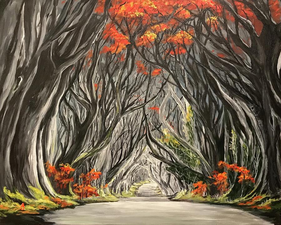 Tree Painting - Road to the Throne by Alana Judah
