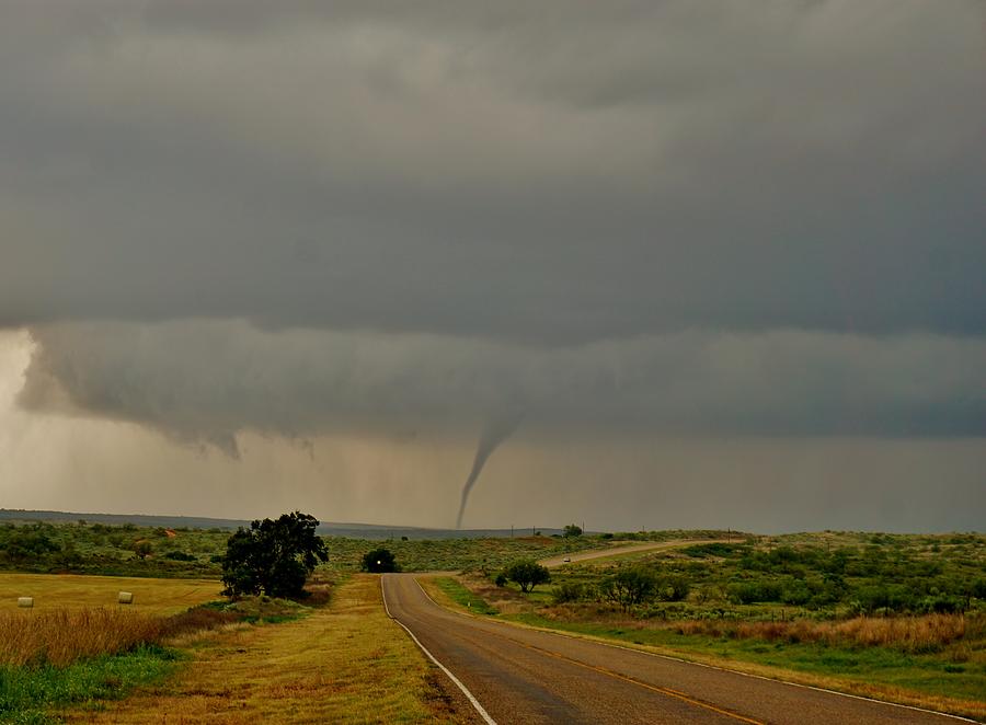 Road To The Twister Photograph by Ed Sweeney