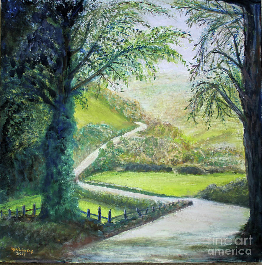 Impressionism Painting - Road To Tranquility by Lyric Lucas