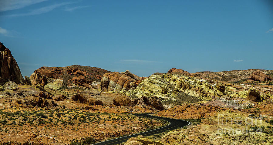 Road To Valley of Fire Photograph by Stephen Whalen