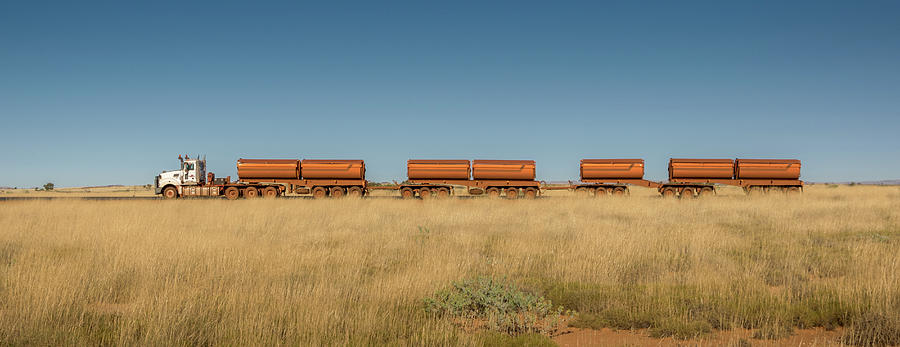 Road Train Photograph by Martin Capek