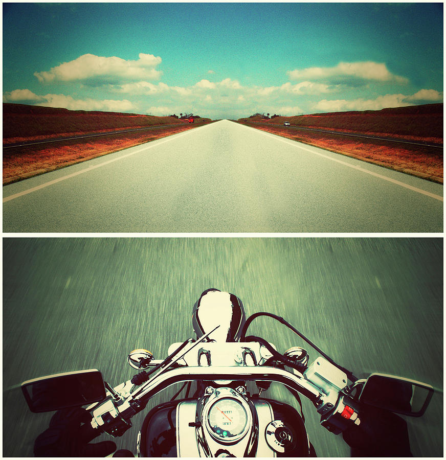 Motorcycle Photograph - Road Trippin by Victor Cavalera