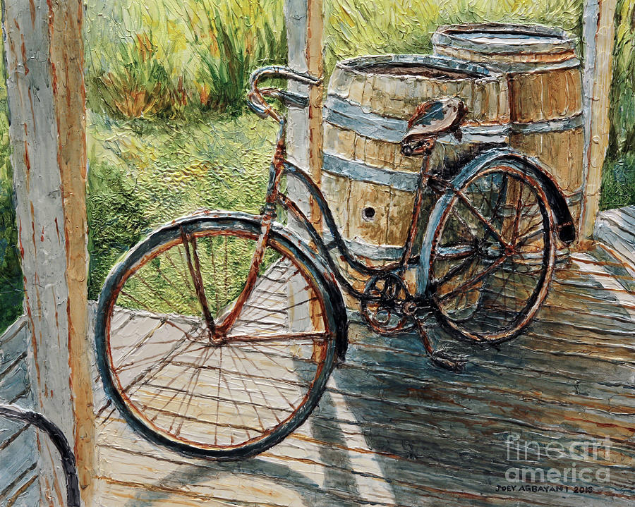 Roadmaster Bicycle 2 Painting by Joey Agbayani