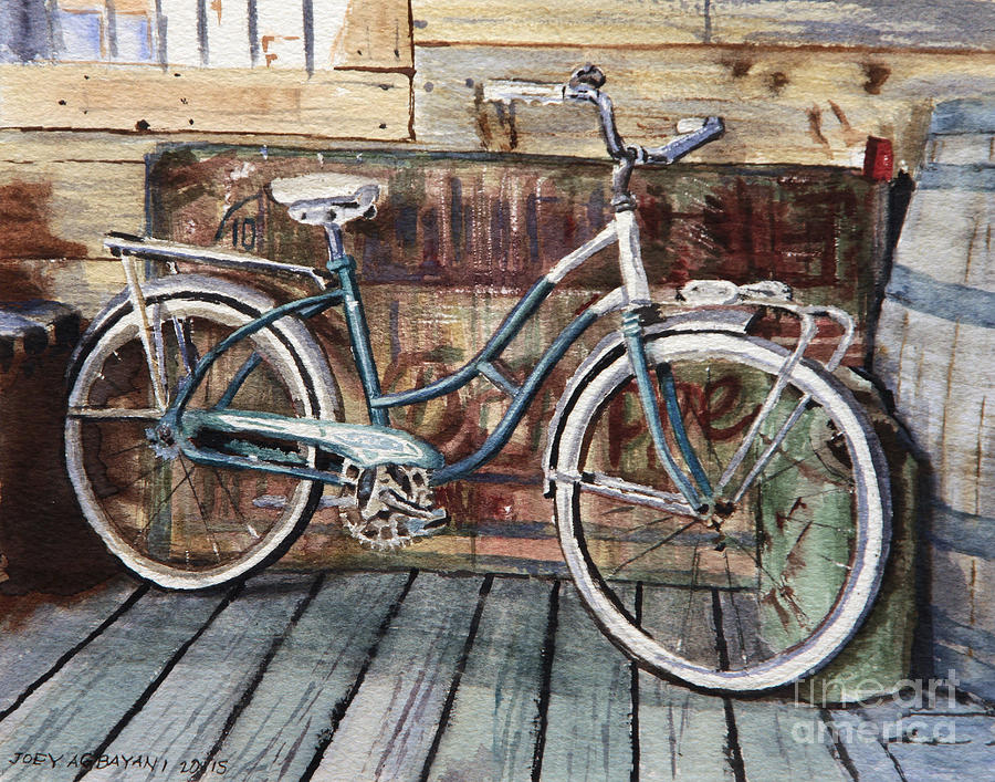 Roadmaster Bicycle Painting by Joey Agbayani