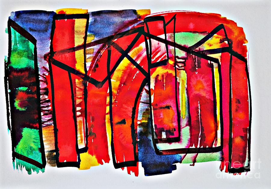 Roads and bridges Painting by Chani Demuijlder