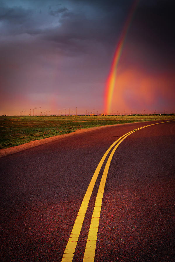 Roads And Rainbows Photograph by John De Bord