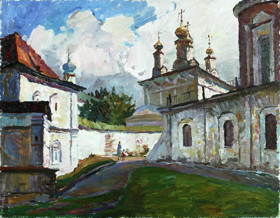 Roads of Ryazan Kremlin Painting by Juliya Zhukova