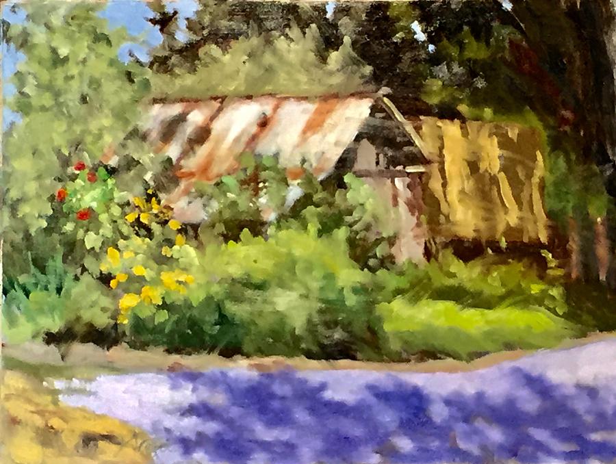 Roadside Barn Painting