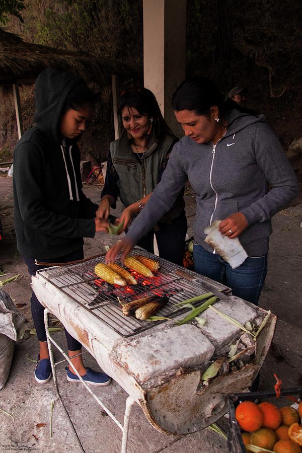 Roadside Cooking - 2 Photograph by Hany J