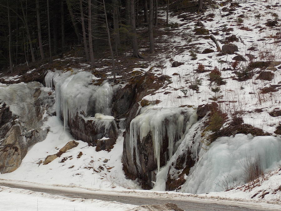 Roadside Ice Photograph by Catherine Gagne
