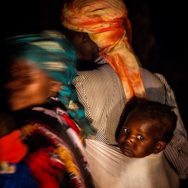 Family Photograph - Roadside #night Scene In Rural #uganda by Zsolt Repasy