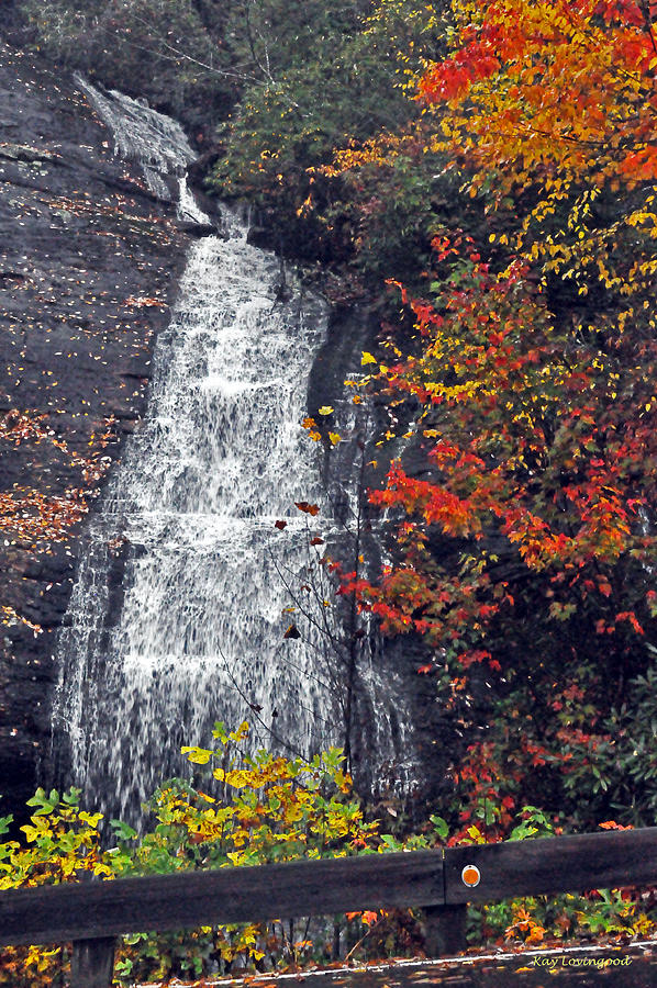 Roadside Waterfall Photograph by Kay Lovingood