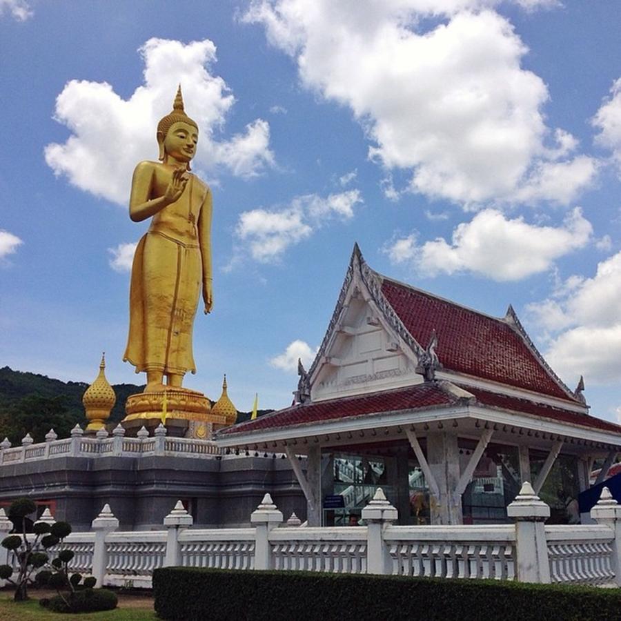Buddha Photograph - #roadtrip #thailand #hatyai #statue by Kang Choon Wong