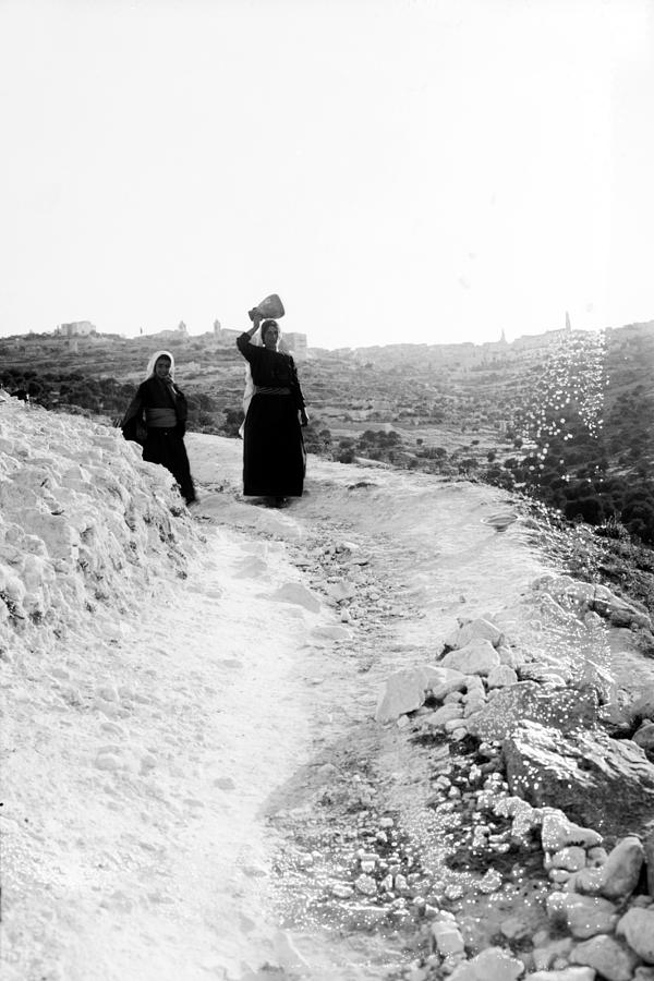 Roadway near Bethlehem Photograph by Munir Alawi