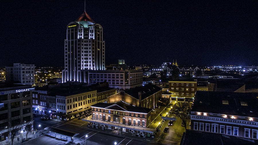 Roanoke City Market Photograph by Star City SkyCams