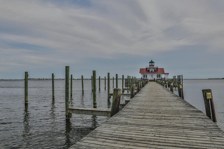 Roanoke Marshes Lighthouse Photograph by Jimmy McDonald