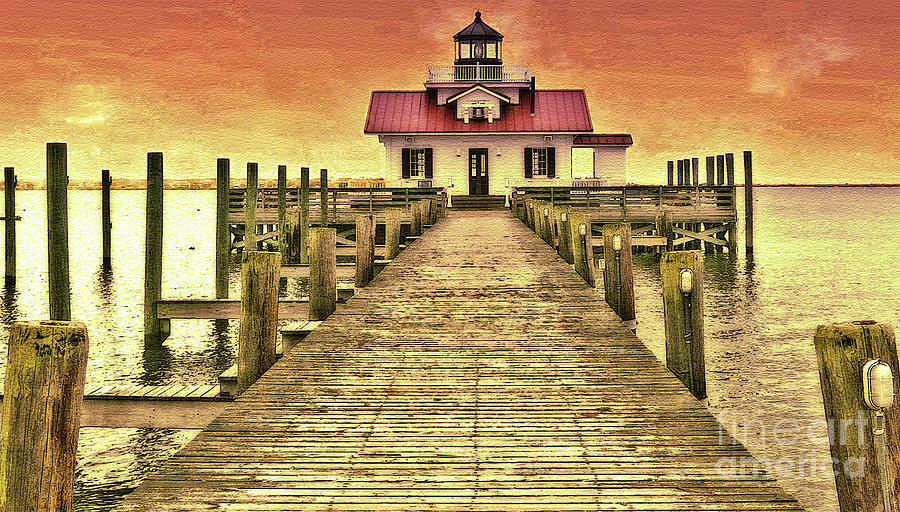 Roanoke Marshes Lighthouse Photograph by Lydia Holly