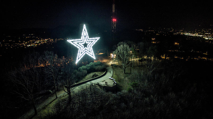 Roanoke Star 1 Photograph by Star City SkyCams