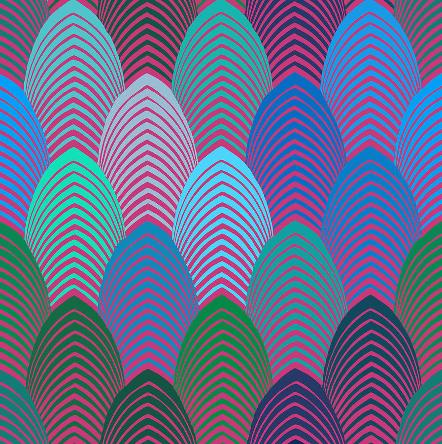 Roaring 20s Jazz Pink Digital Art by Vagabond Folk Art - Virginia Vivier