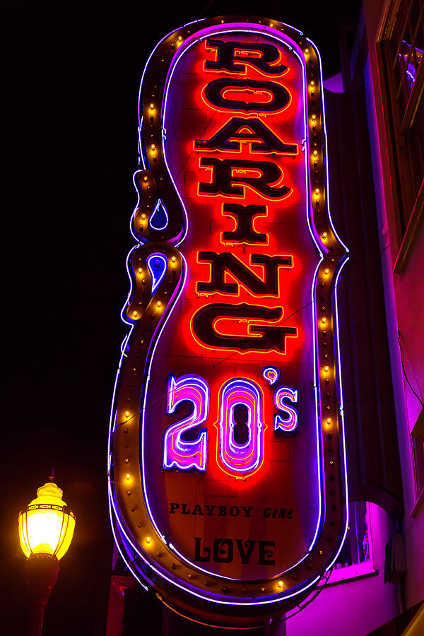 Roaring 20s Neon Sign Photograph by Garry Gay