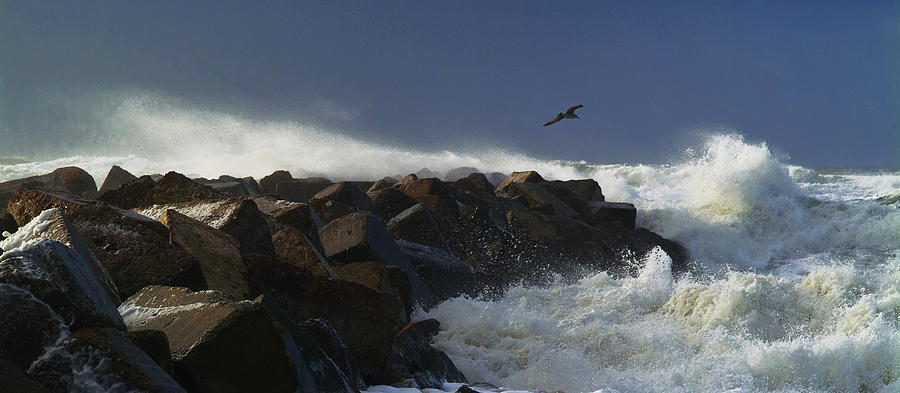 Nature Photograph - Roaring Sea by Wedigo Ferchland
