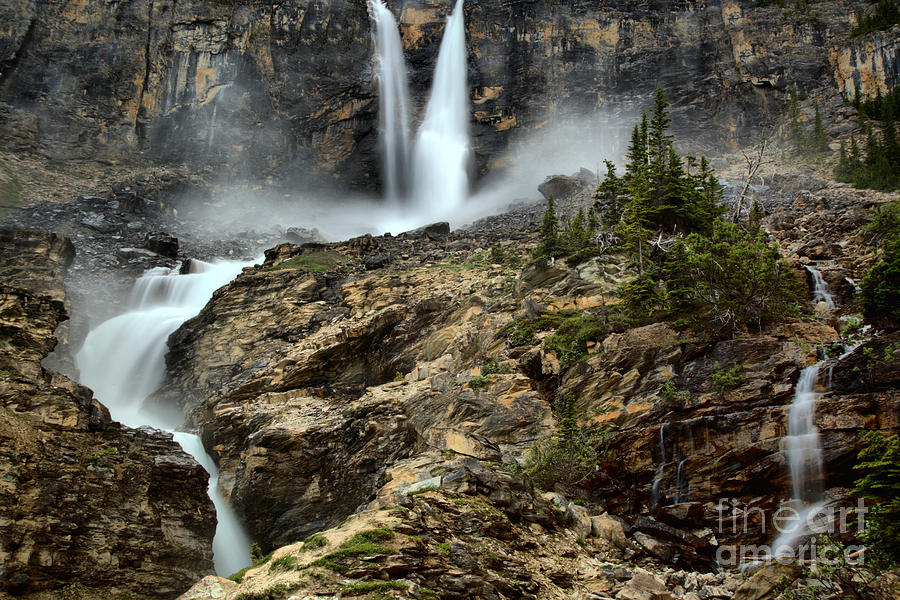 Roaring Twin Falls Photograph by Adam Jewell