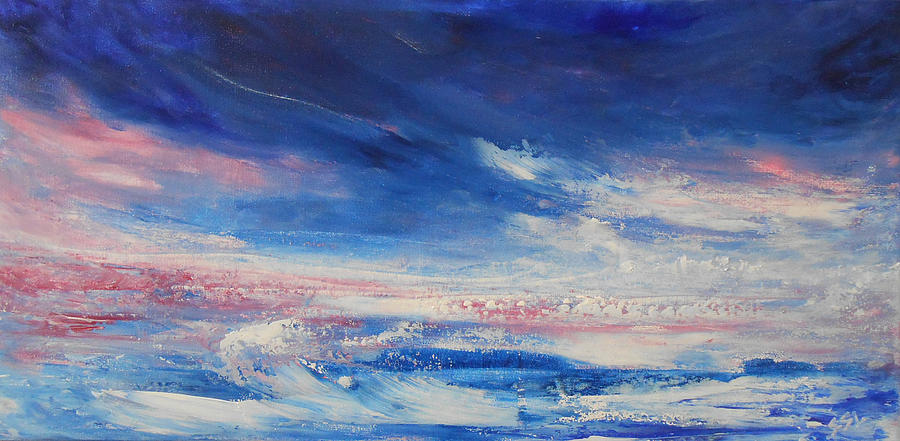 Roaring Waves Painting by Jane See