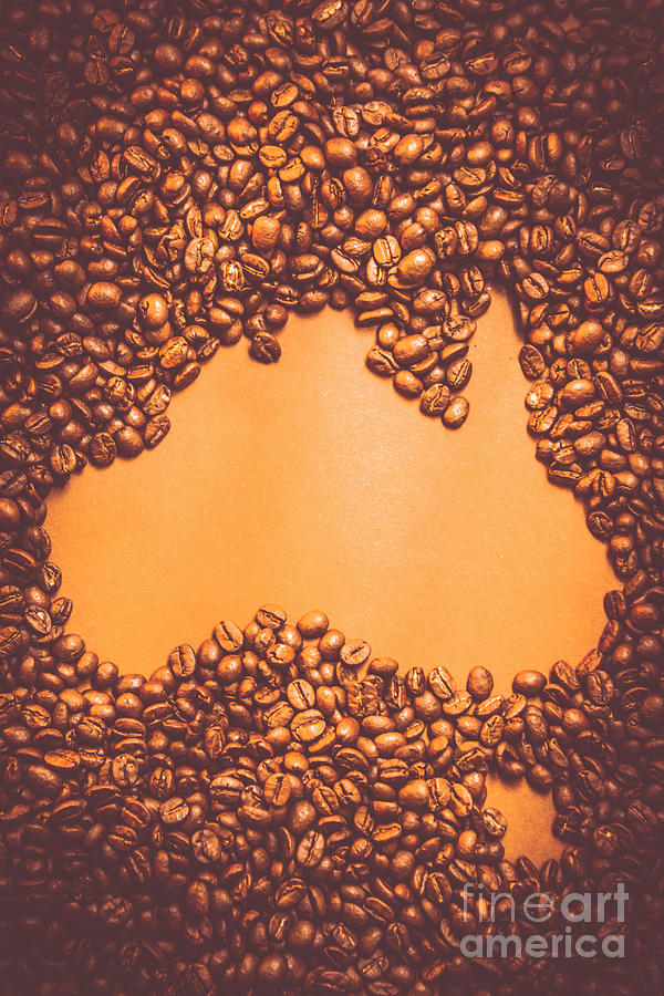 Roasted Australian coffee beans background Photograph by Jorgo Photography