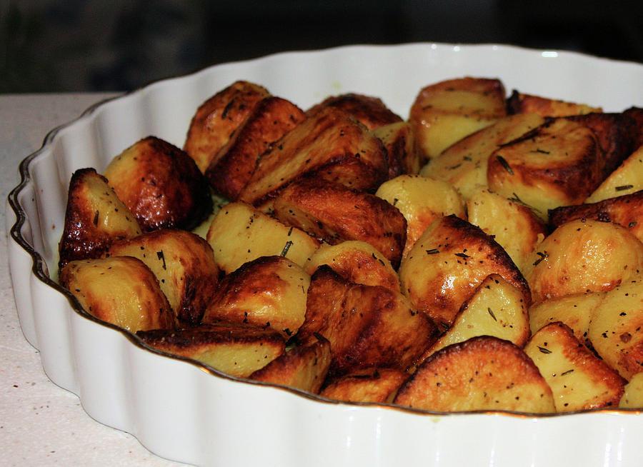 Roasted Potatoes Photograph by Kristin Elmquist